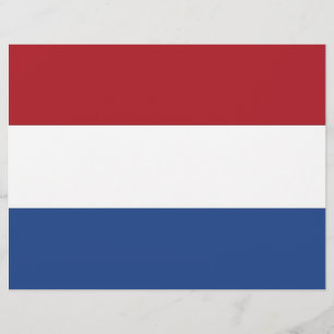 Letterhead med Flagga Nederländerna