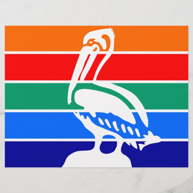 Letterhead med Flagga Sankt Petersburg Brevhuvud (Framsida)