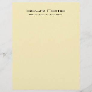 Letterhead Stationery Basic Papper/ lt Guld Färg