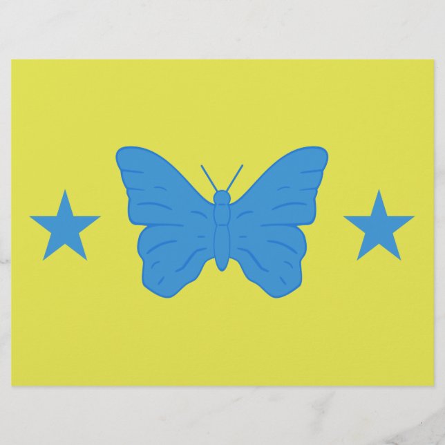 Letterhead with Flag of Bady Bassitt, Brazil Brevhuvud (Framsida)