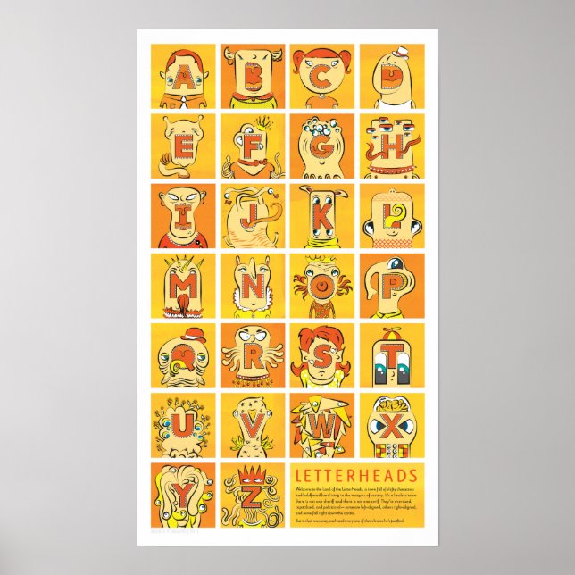 LetterHuvuden Poster (Framsidan)