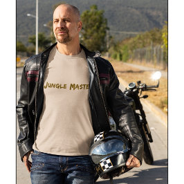 Lettering Design ‘Jungle Master‘ T Shirt