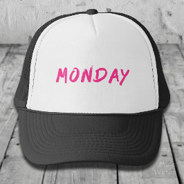 Lettering Design ‘Monday’ in Pink Keps