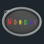 Lettering Design ‘Monday’ in Rainbow Colors<br><div class="desc">Stay colorful. Especially on Monday.</div>