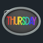 Lettering Design ‘Thursday’ in Rainbow Colors<br><div class="desc">Stay colorful. Even on Thursday.</div>
