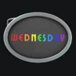 Lettering Design ‘Wednesday’ in Rainbow Colors<br><div class="desc">Stay colorful. Even on Wednesday.</div>
