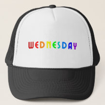 Lettering Design ‘Wednesday’ in Rainbow Colors