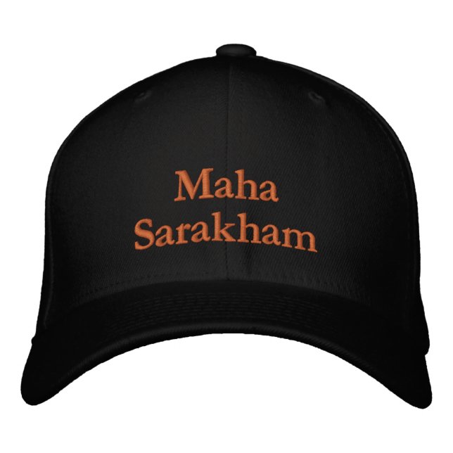 Lettering Maha Sarakham Broderad Keps (Framsida)