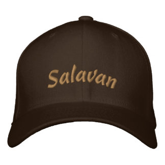 Lettering Salavan, your hometown Broderad Keps
