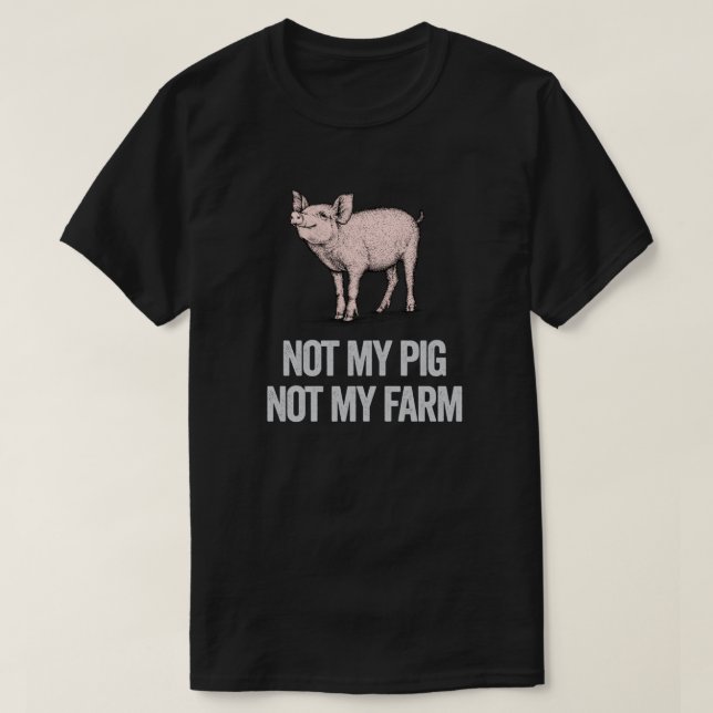 Letterkenny - inte min gris, inte min farm Classic T Shirt (Design framsida)