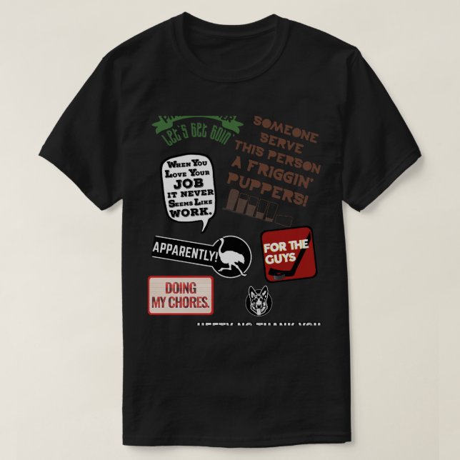 Letterkenny Pastor Glen Quotes T Shirt (Design framsida)