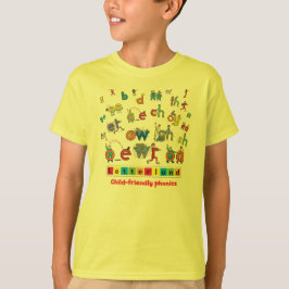 Letterland | barns full färg för T-tröja T Shirt
