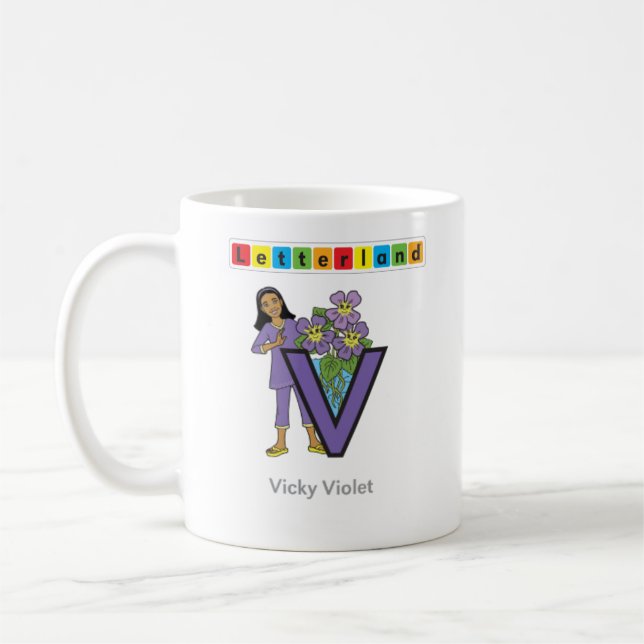 Letterland | mugg Vv (Vänster)