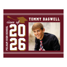 LETTERMAN GRAD skolans färger MAROON 