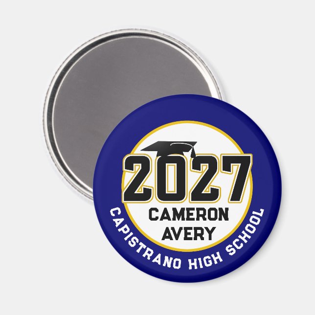 Letterman Klass 2027 Examen Magnet (Front/Back)