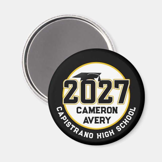 Letterman Klass 2027 Examen Magnet (Front/Back)