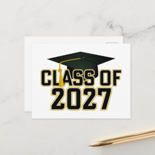 Letterman Klass 2027 Examen Vykort