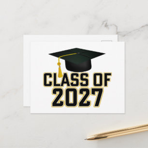 Letterman Klass 2027 Examen Vykort
