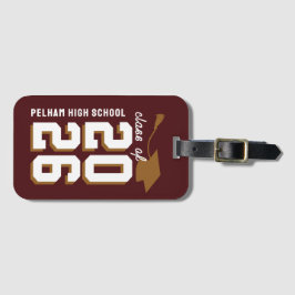 Letterman Skolfärger Examen Anpassningsbar  Bagagebricka