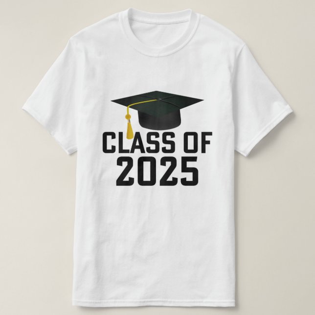 Lettermanklassen 2025 Studenten T Shirt (Design framsida)
