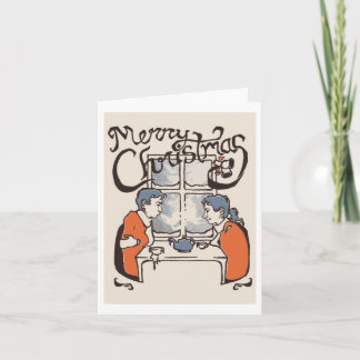 Letterpress-jul Helgkort