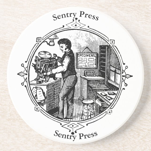 Letterpress Kelsey underlägg (Framsidan)