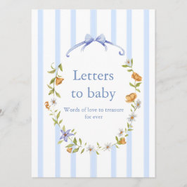 letters to baby rådkort