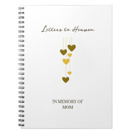 Letters to Heaven – In Memory of Mom Personalize Anteckningsbok