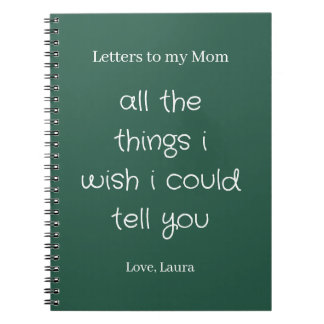 Letters to my Mom Anteckningsbok