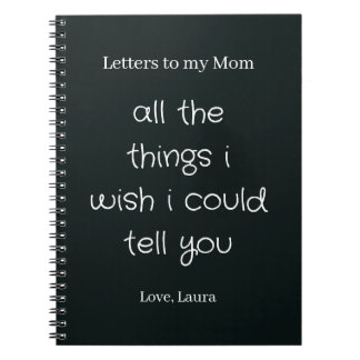 Letters to my Mom Anteckningsbok