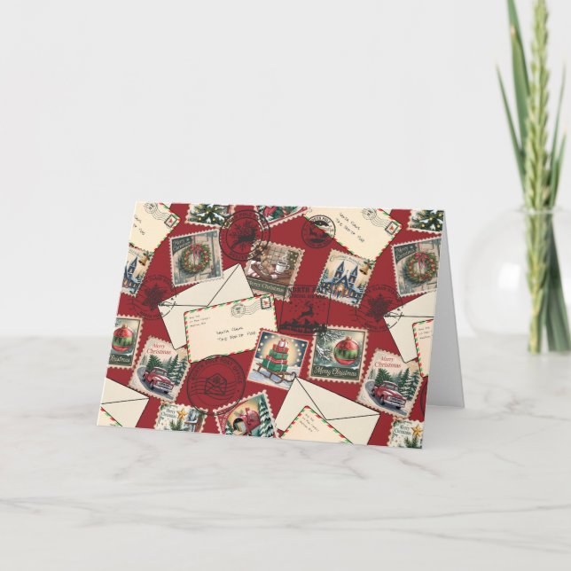 Letters to Santa Holiday card Helgkort (Framsida)