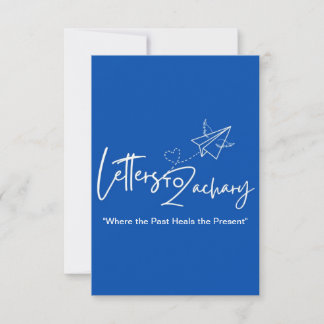 Letters To Zachary Thank You Cards Tack Kort