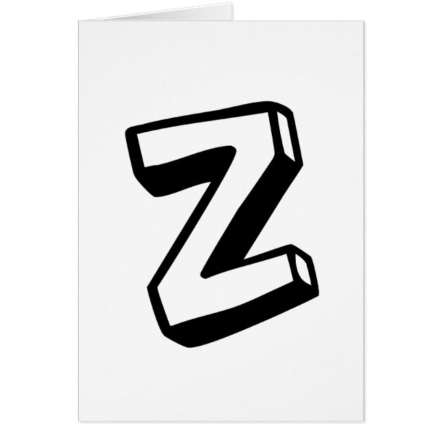 LetterZ Hälsningskort (Framsidan)