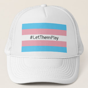 #LetThemPlay Transgender Idrottares Trans-Flagga Keps