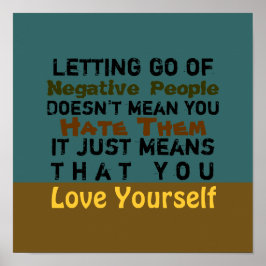 Letting Go - 12X12 Poster (ändra till arbetsyta)