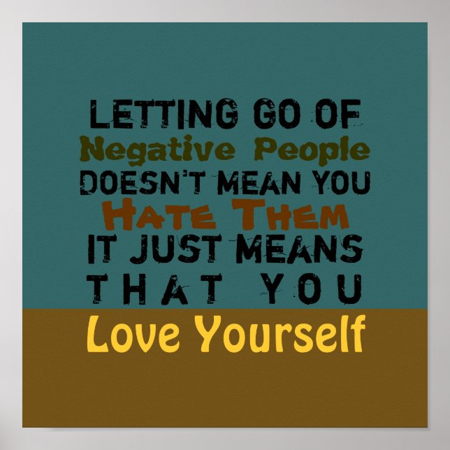 Letting Go - 12X12 Poster (ändra till arbetsyta) (Framsidan)