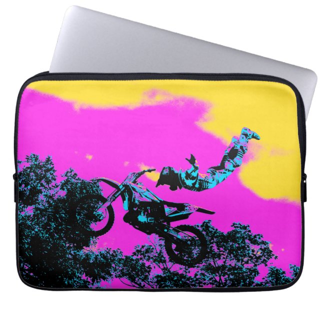 Letting Go - Freestyle Motocross Stunt Laptop Fodral (Framsidan)