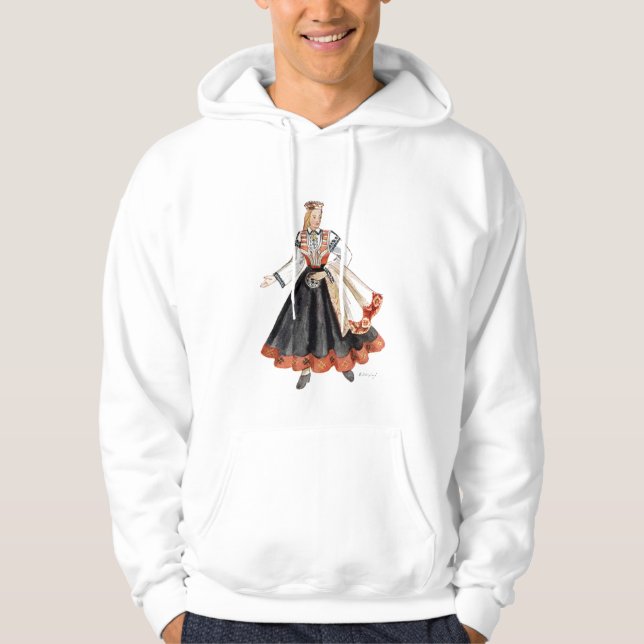 Lettisk Bartas design Sweatshirt (Framsida)
