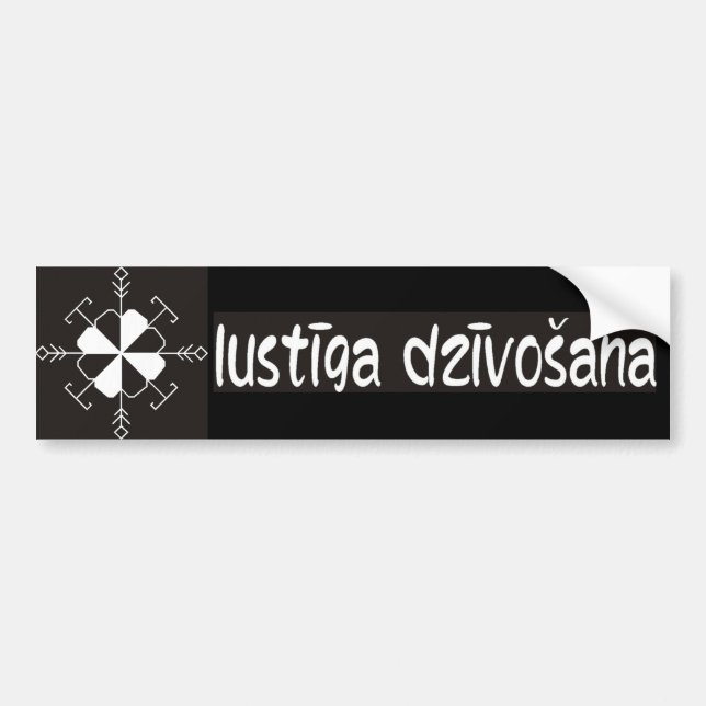 Lettisk bildekal (Framsidan)