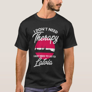 Lettisk Flagga I Lettland Flagga I Vacation I Lett T Shirt