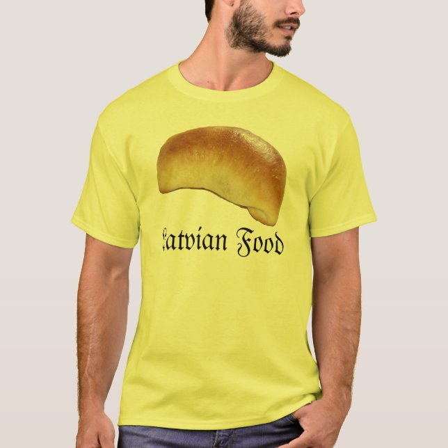Lettisk mat t shirt (Framsida)
