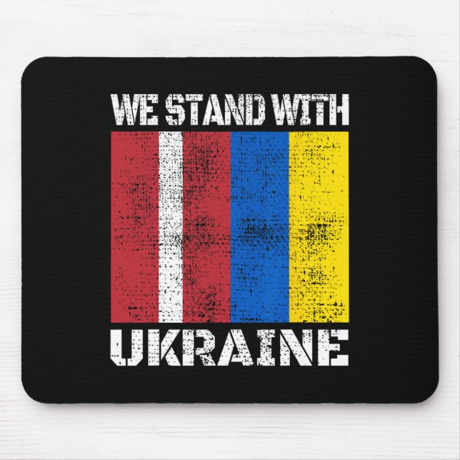 Lettisk Stöd Ukrainare Vi Står Med Ukraina La Musmatta (Framsidan)