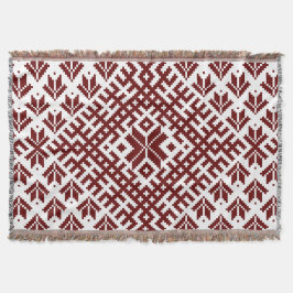 Lettisk traditionell Auseklis-design Mysfilt