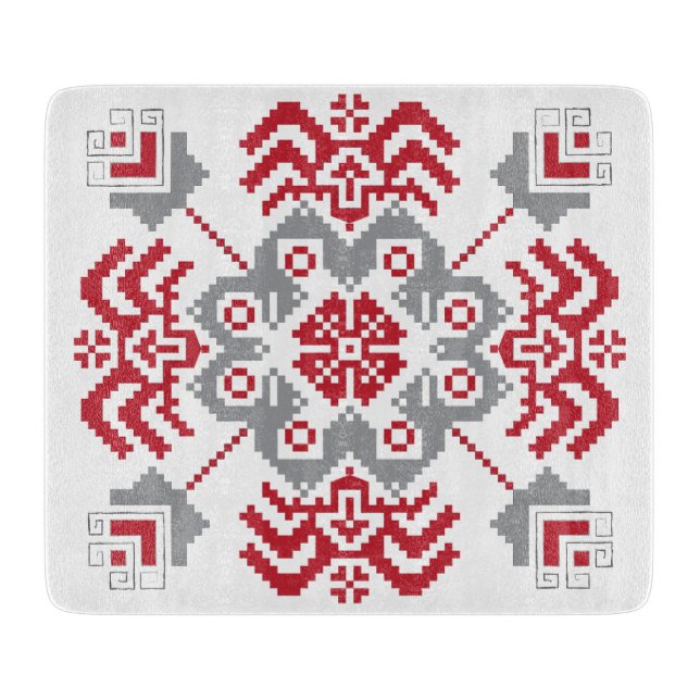Lettiska auseklis folkart geometrisk medallion (Framsidan)