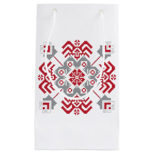 Lettiska auseklis folkart geometrisk medallion
