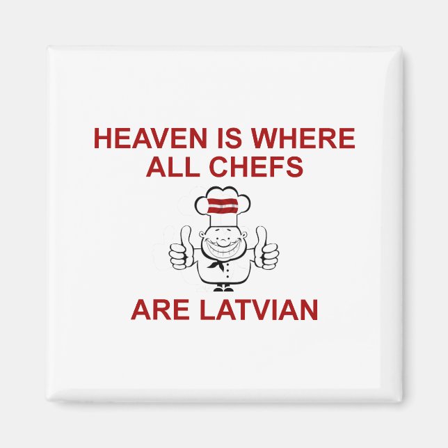 Lettiska chefer magnet (Framsidan)