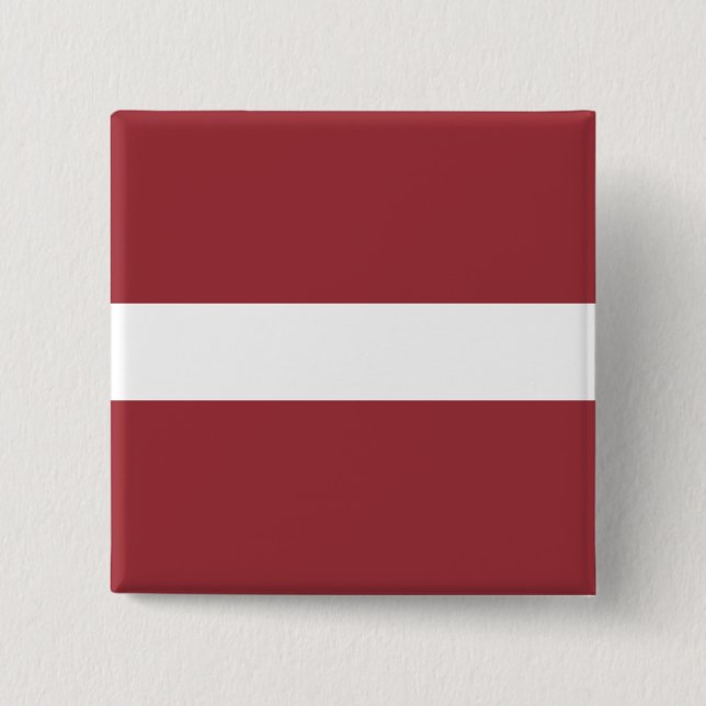 Lettiska Flagga (Lettland) Knapp (Framsida)