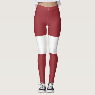 Lettiska Flagga (Lettland) Leggings