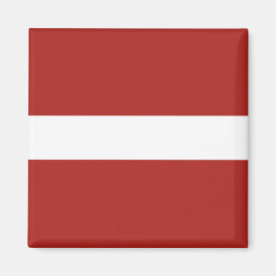 Lettiska Flagga Magnet