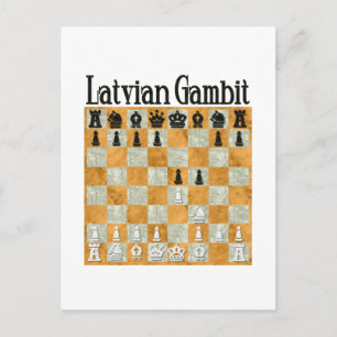 Lettiska Gambit Vykort